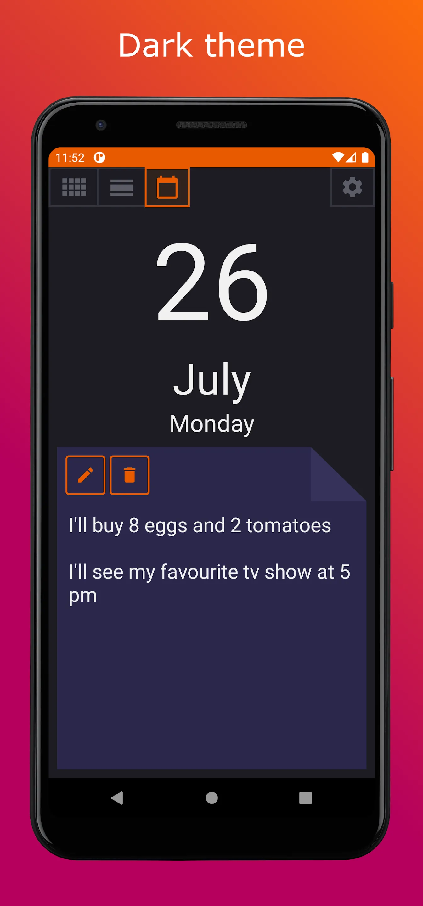 Note Calendar | Indus Appstore | Screenshot