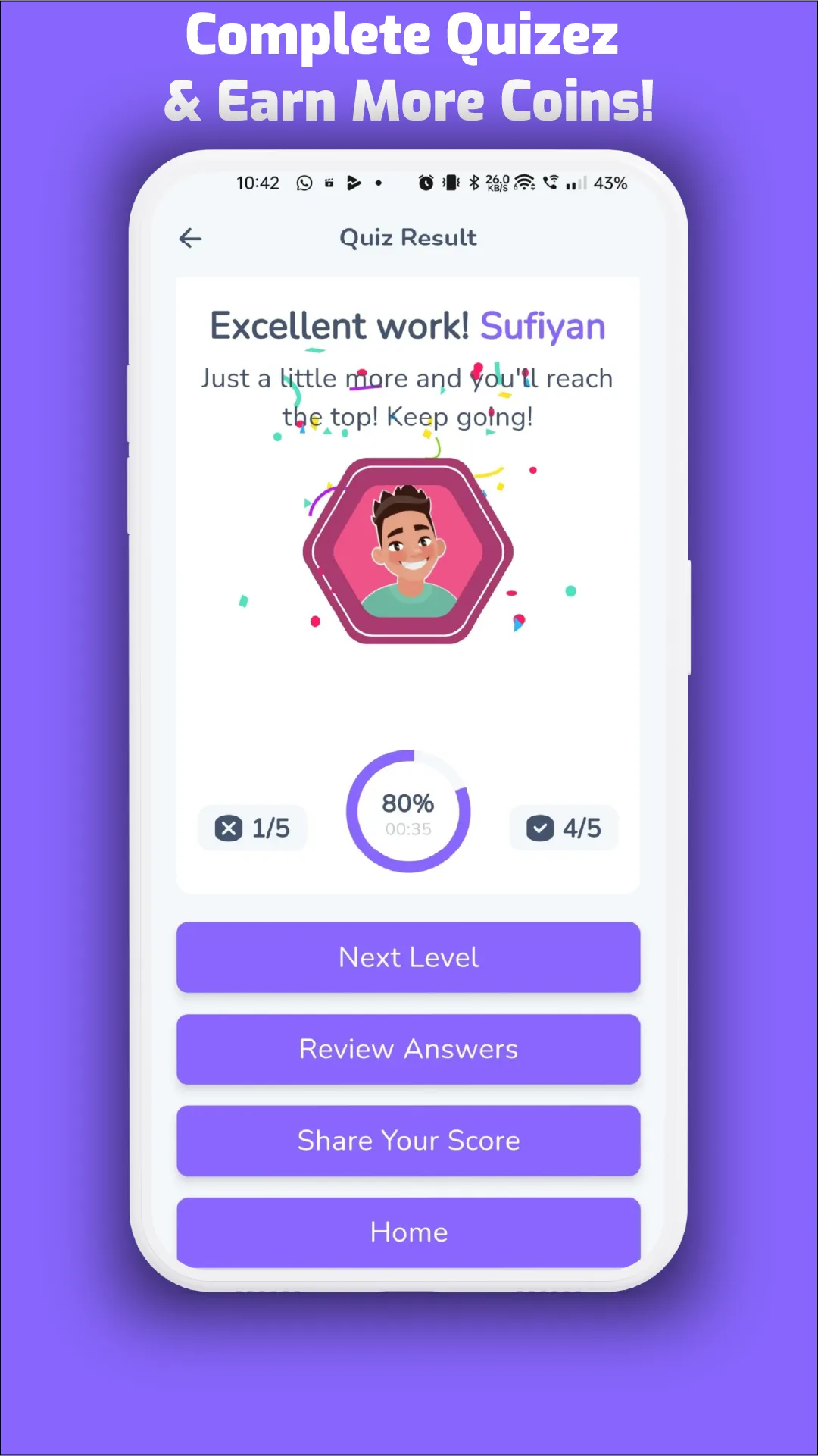 Earning Quiz: Play & Earn Cash | Indus Appstore | Screenshot