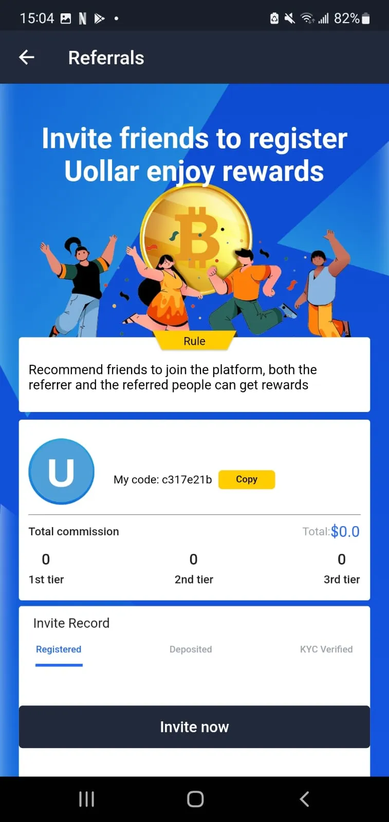 Uollar: Earn Bitcoin & Crypto | Indus Appstore | Screenshot