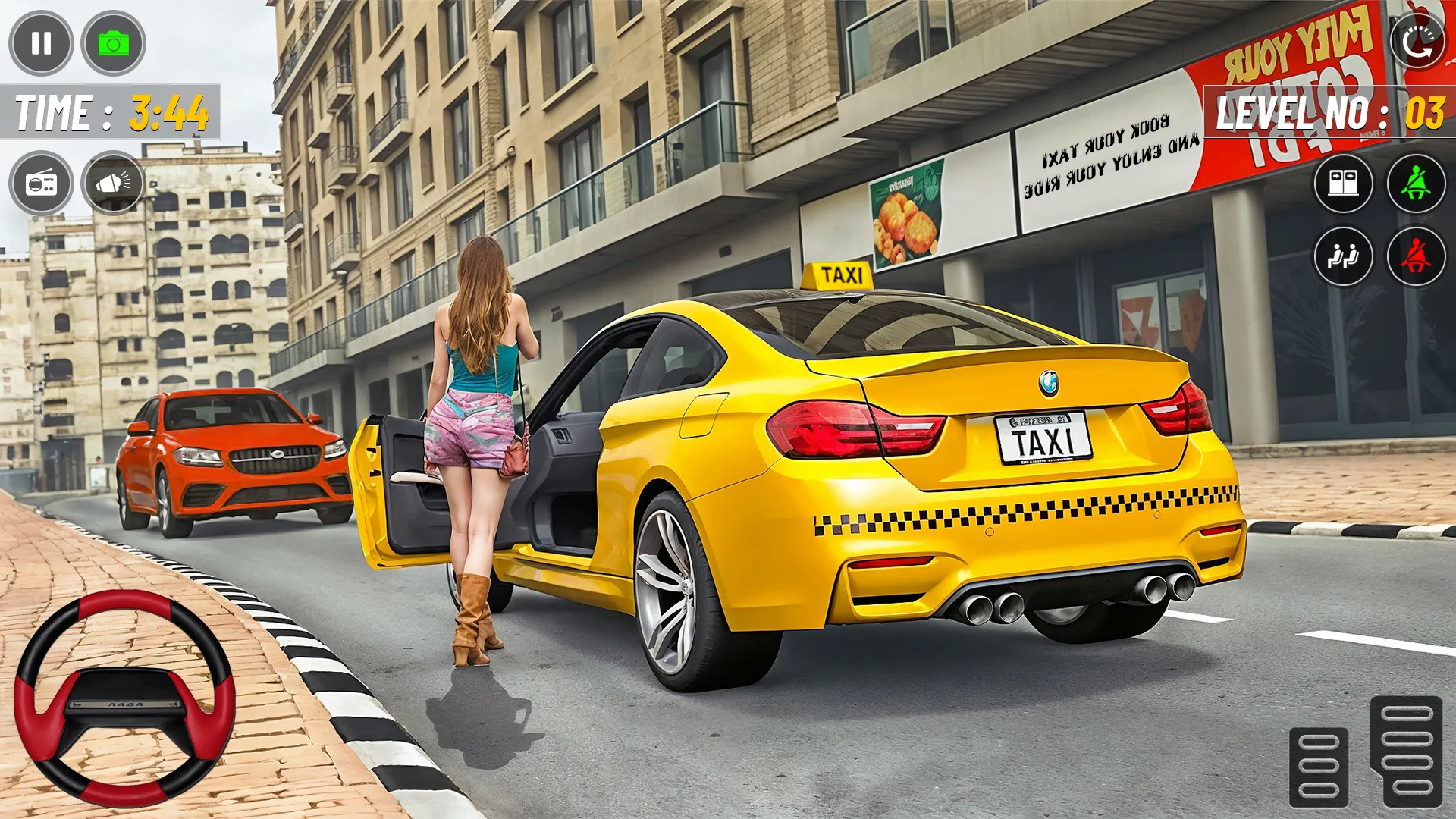 Taxi Car Game Driving Sim 3D | Indus Appstore | Screenshot