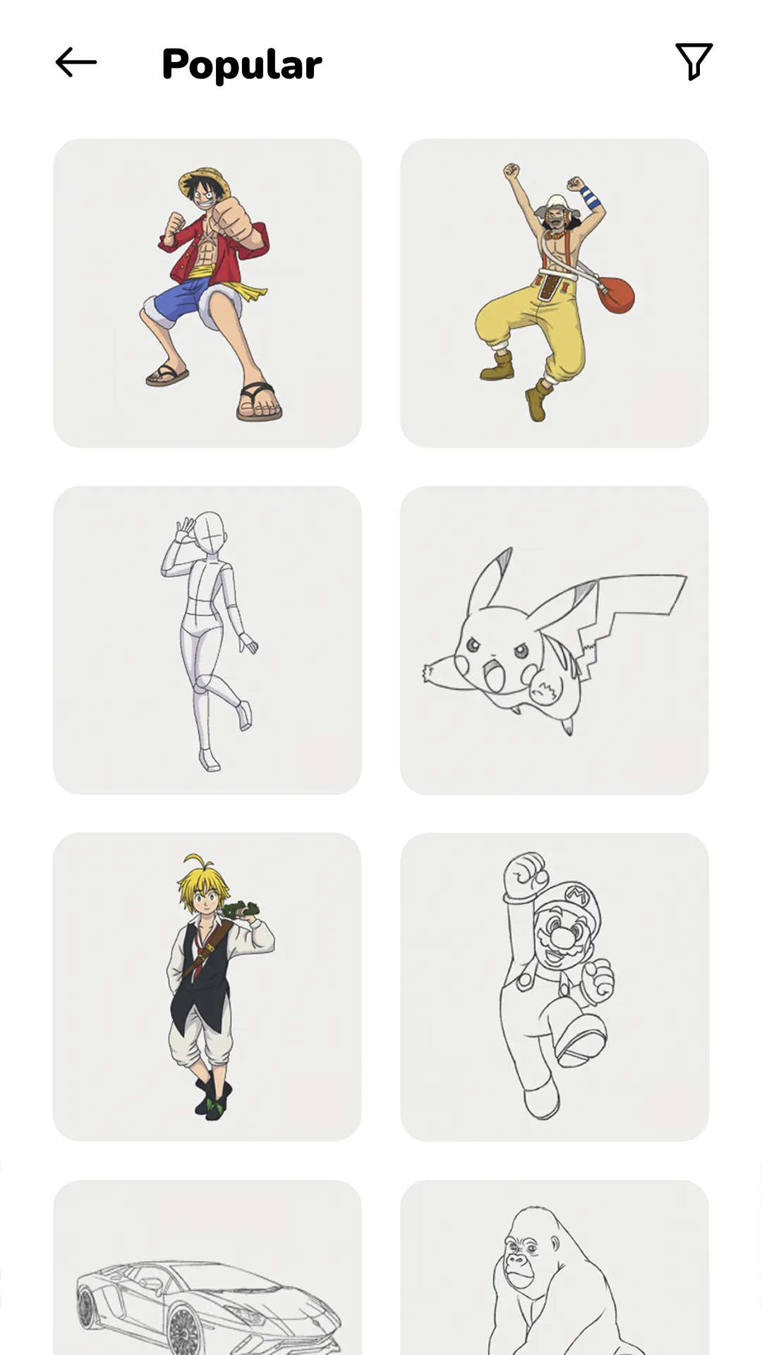 WeDraw - How to Draw Anime | Indus Appstore | Screenshot