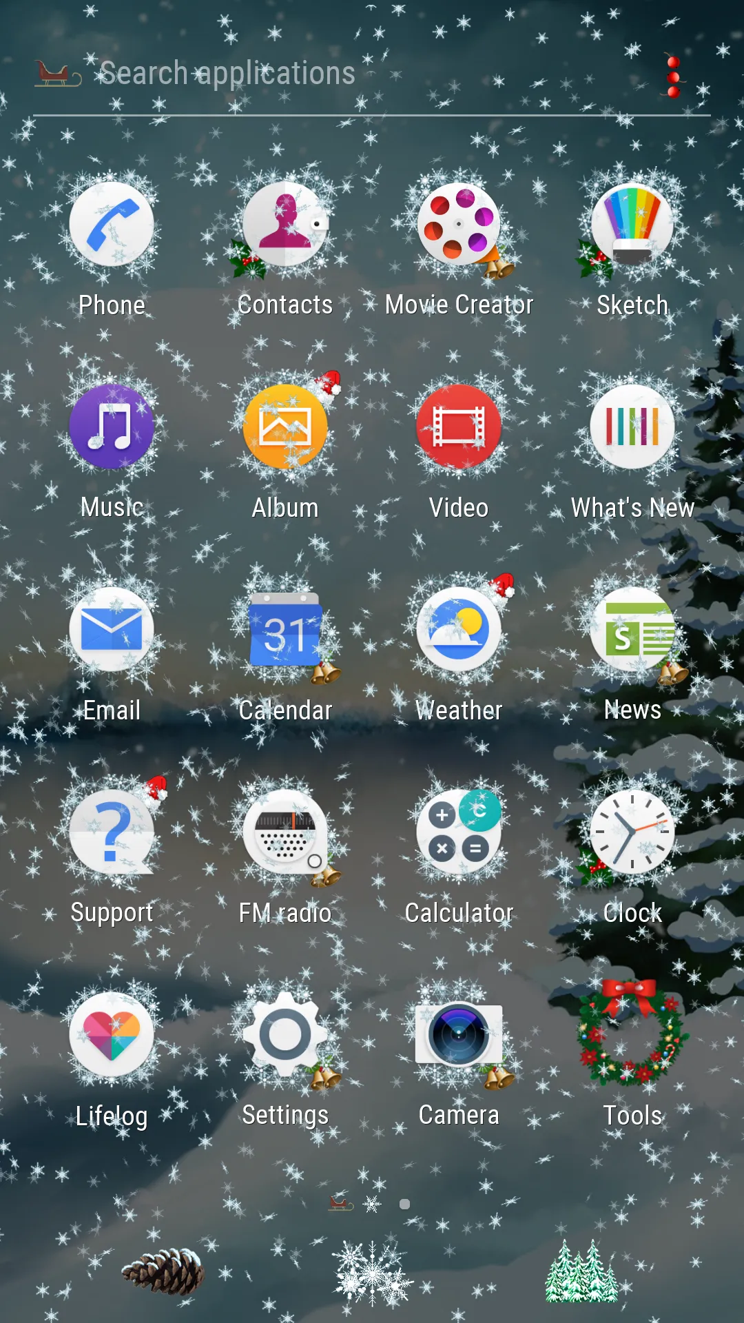 Snowy Winter Theme | Indus Appstore | Screenshot