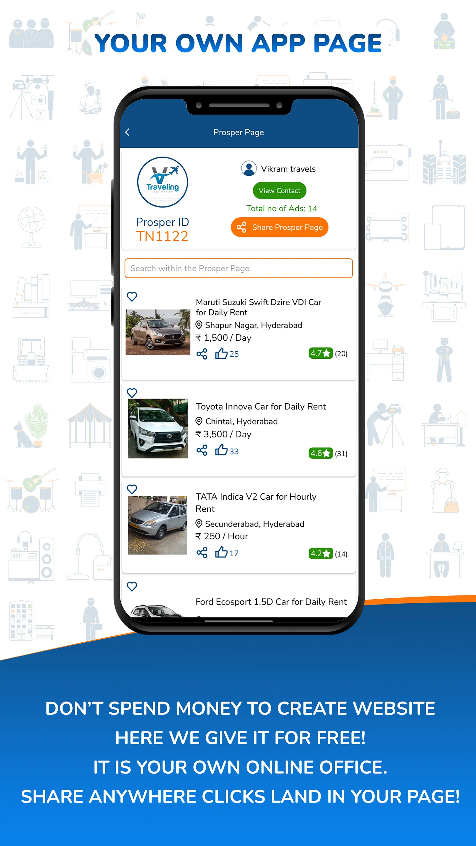 Gainr: Rent & Hire Temporarily | Indus Appstore | Screenshot