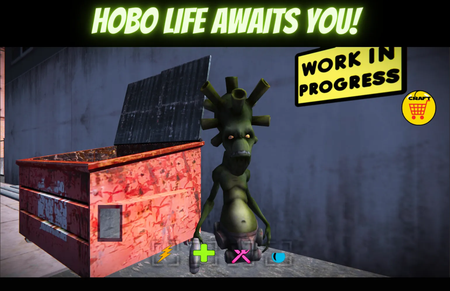 Hungry Hobo : Simulator of Bum | Indus Appstore | Screenshot