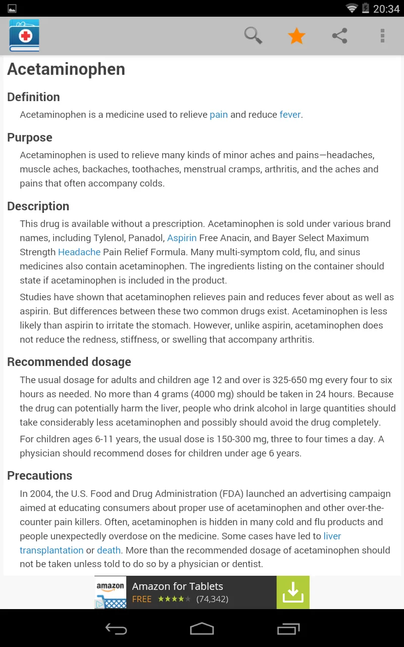 Medical Dictionary by Farlex | Indus Appstore | Screenshot