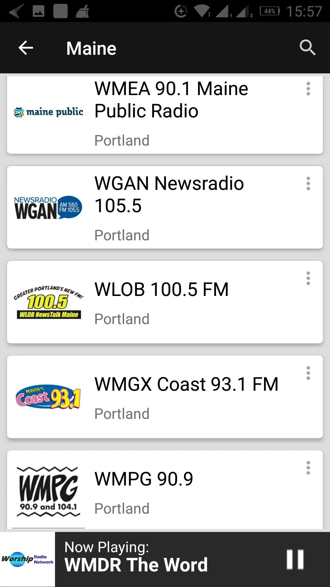 Maine Radio Stations - USA | Indus Appstore | Screenshot