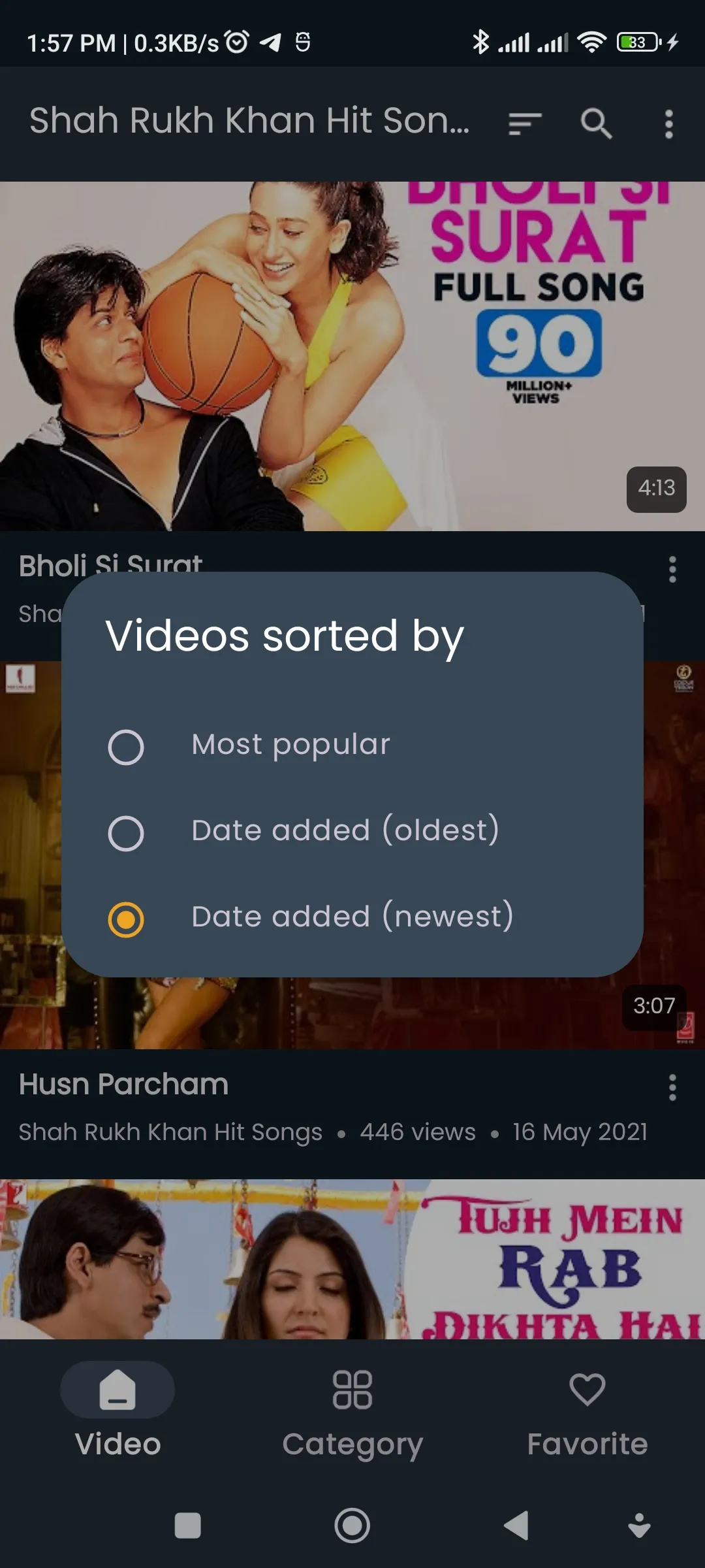 Shah Rukh Khan Hit Songs | Indus Appstore | Screenshot