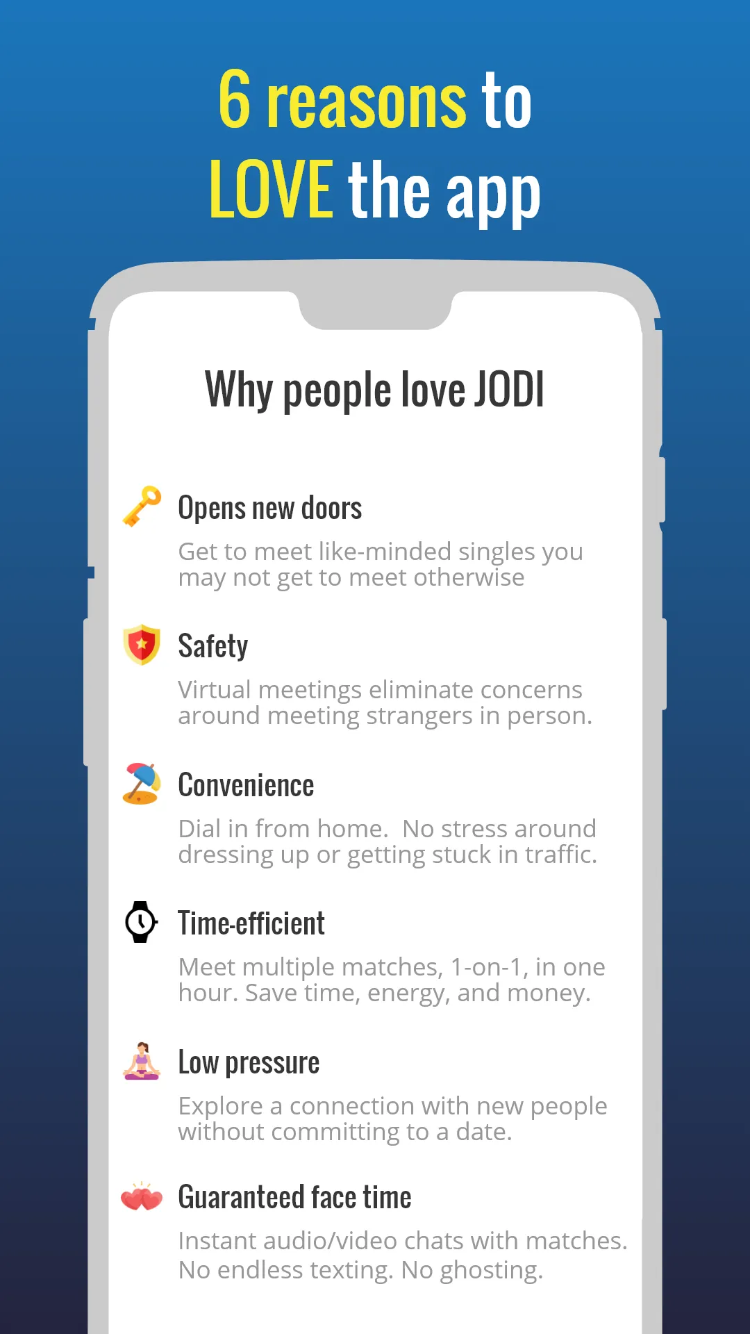 JODI: Matchmaking app | Indus Appstore | Screenshot