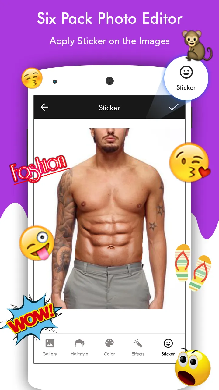 Six Pack Photo Editor | Indus Appstore | Screenshot