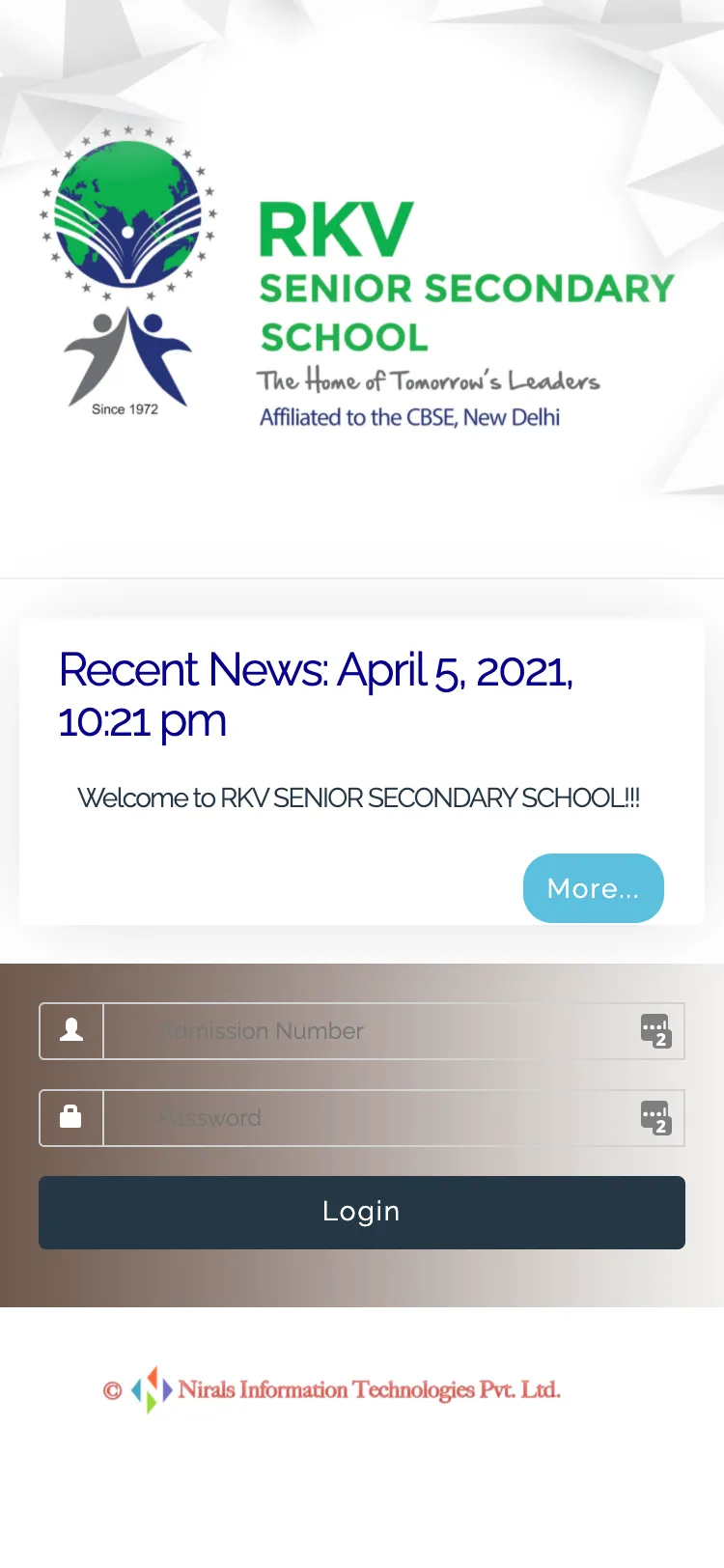 RKV Senior Secondary School | Indus Appstore | Screenshot