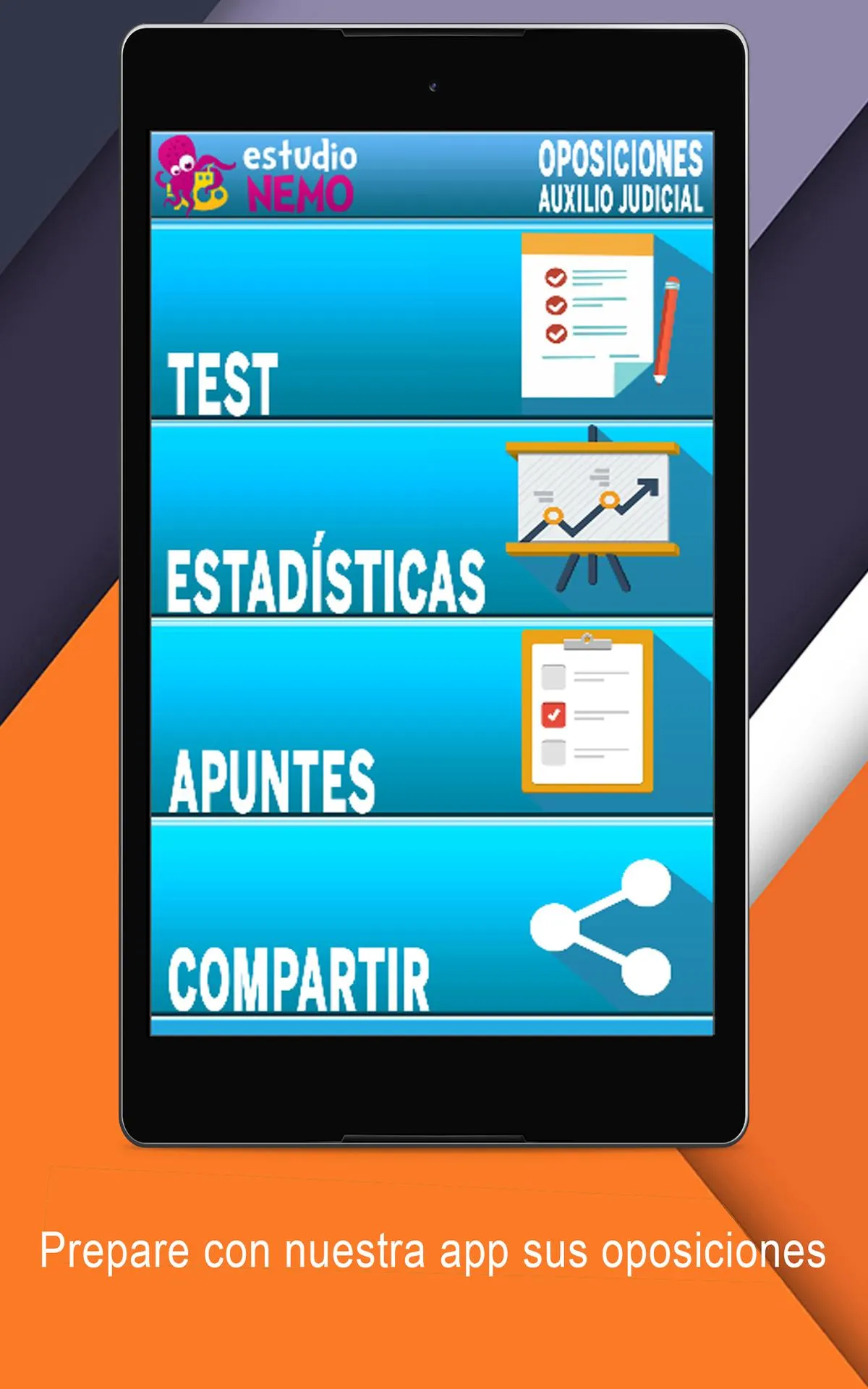 Test Auxilio Judicial | Indus Appstore | Screenshot