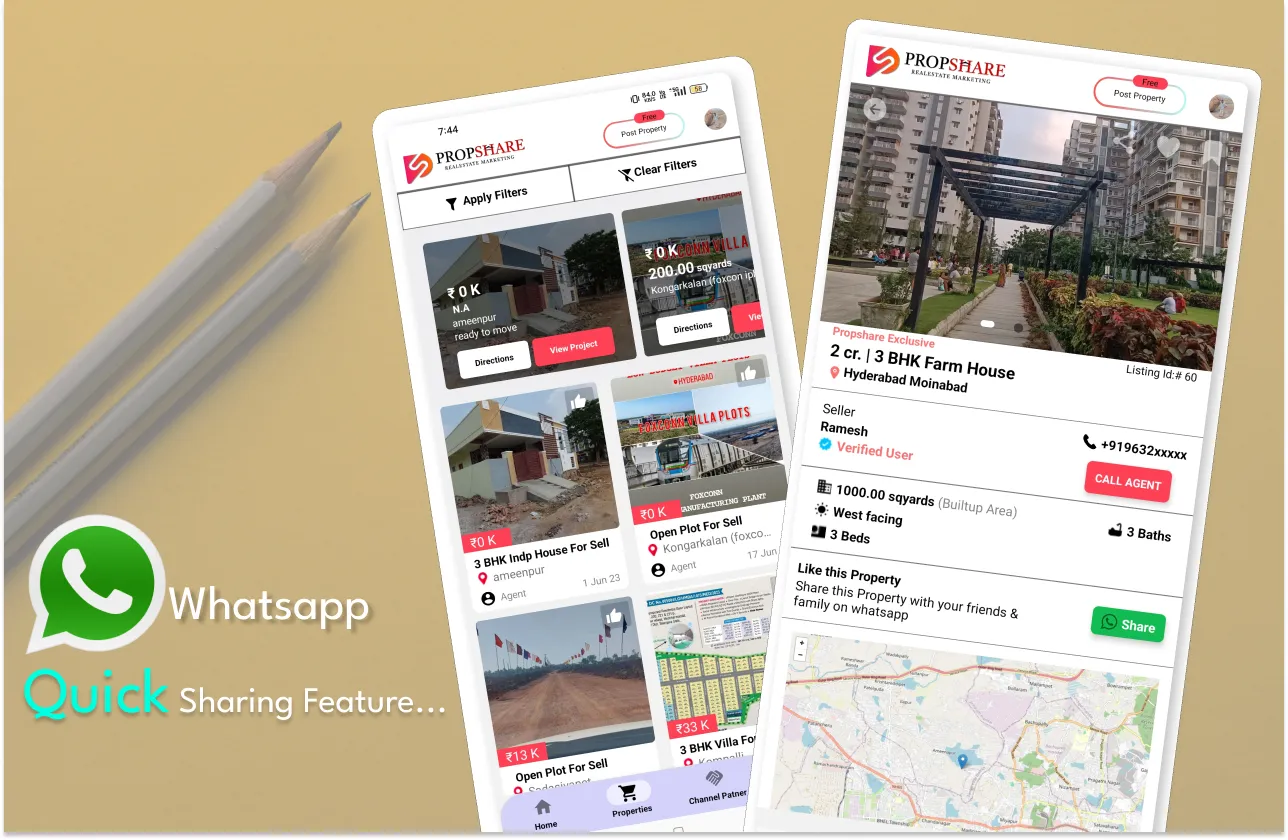 Propshare -Buy,Rent,Sell Flats | Indus Appstore | Screenshot