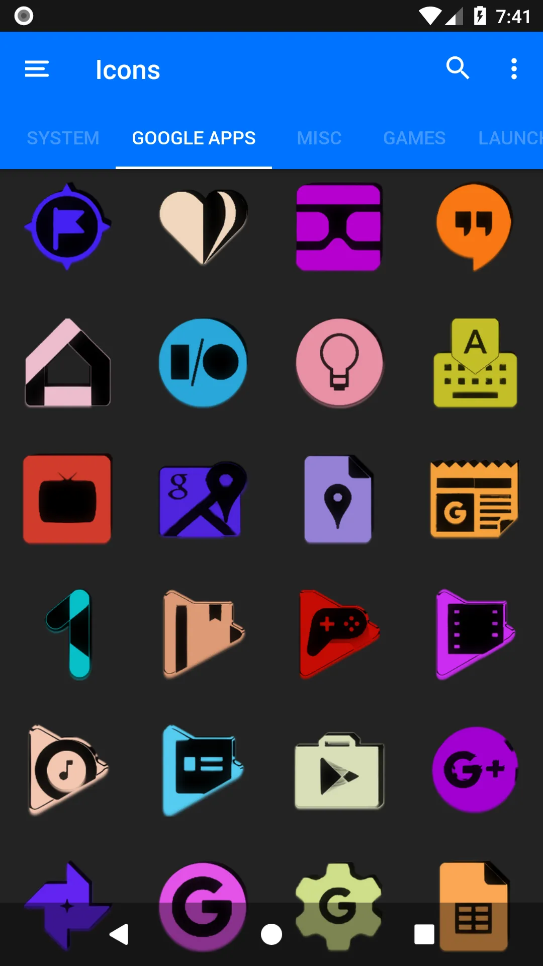 Colorful Flat Icon Pack | Indus Appstore | Screenshot