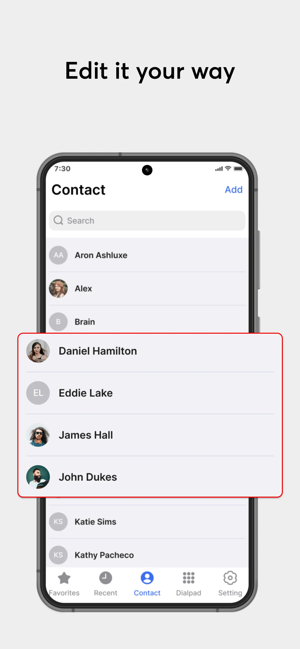 Trust Call -Dialer style OS 18 | Indus Appstore | Screenshot