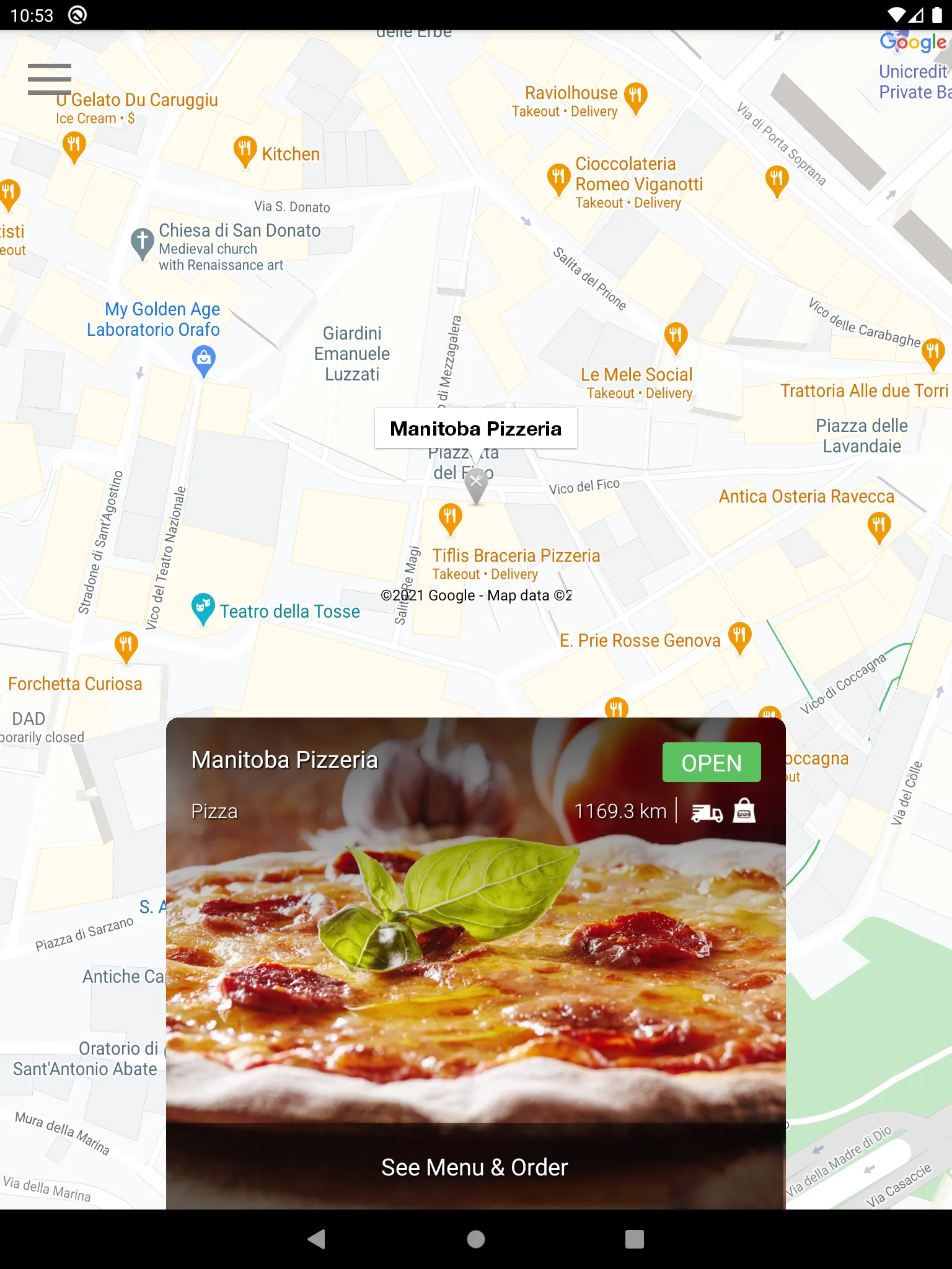 Manitoba Pizzeria | Indus Appstore | Screenshot