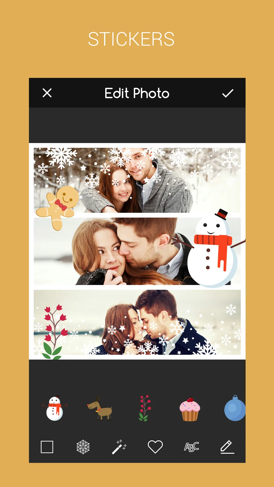 Christmas Grid Photo Collage | Indus Appstore | Screenshot