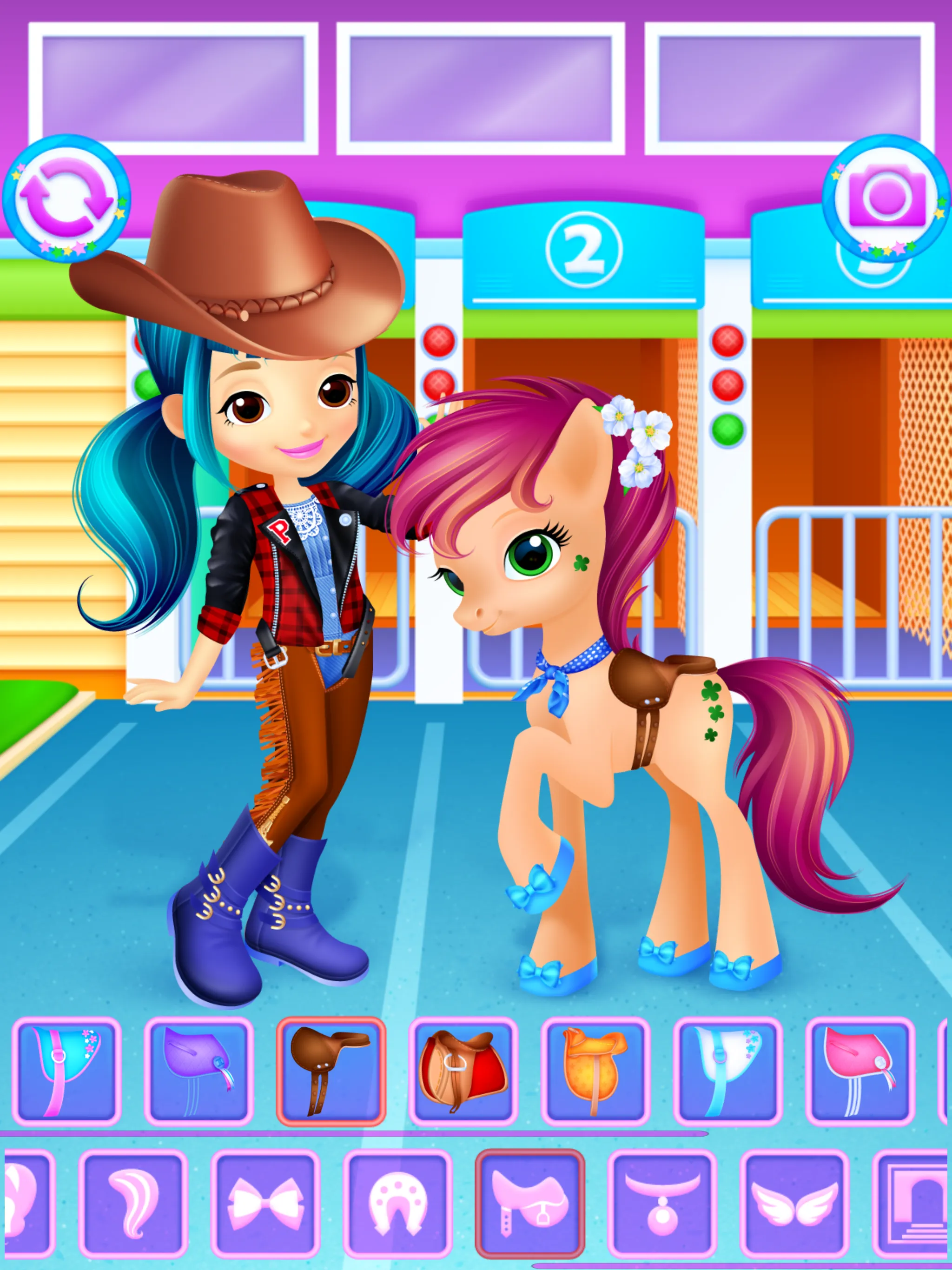 Pony & Girl Dress Up | Indus Appstore | Screenshot