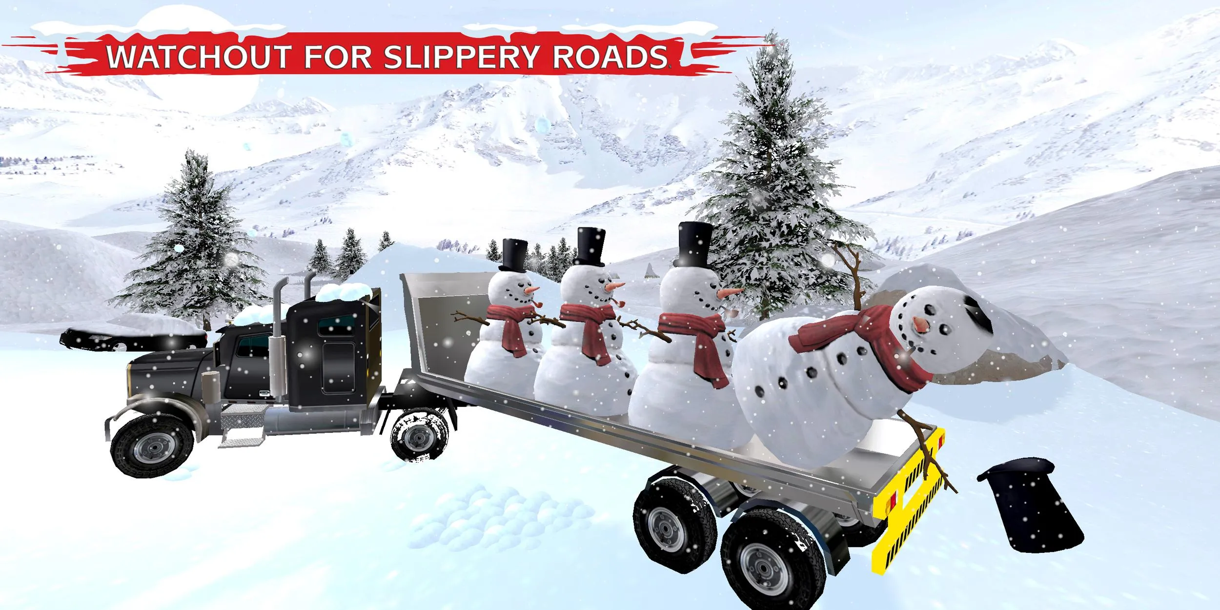 Winter Snow Pickup Truck Drive | Indus Appstore | Screenshot