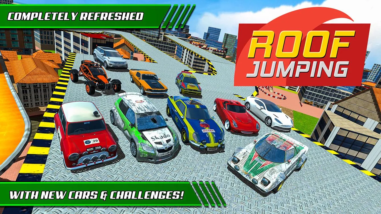 Roof Jumping Car Parking Games | Indus Appstore | Screenshot