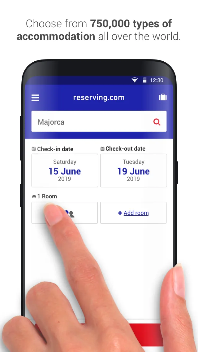 Reserving.com | Indus Appstore | Screenshot