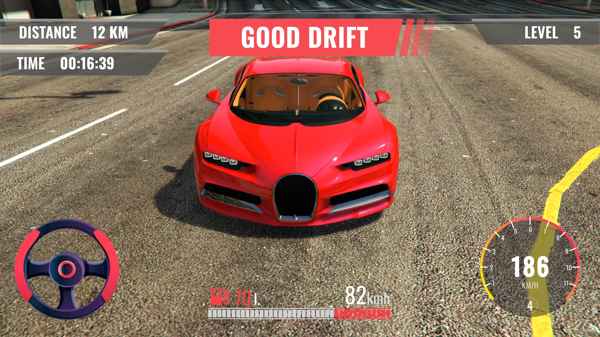 Chiron Racing Car Simulator | Indus Appstore | Screenshot