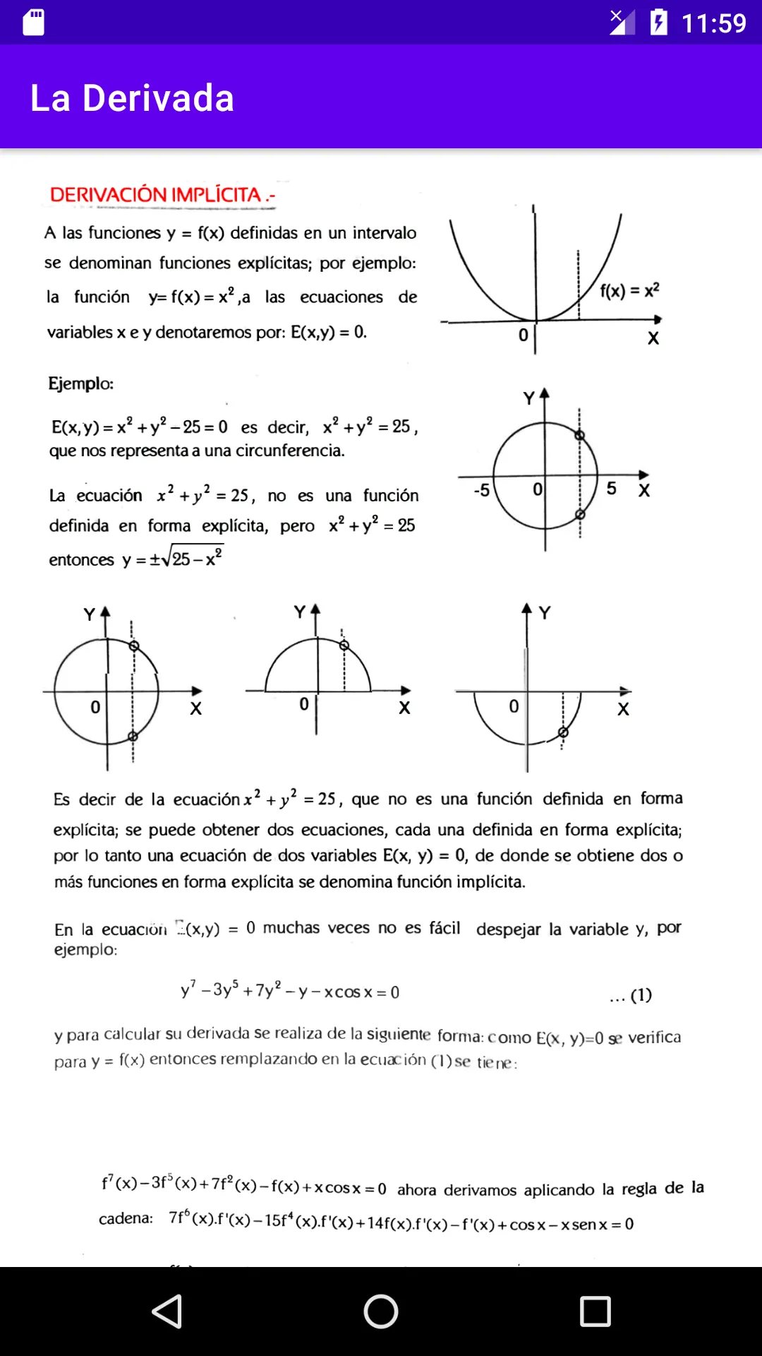 La Derivada Matemática | Indus Appstore | Screenshot