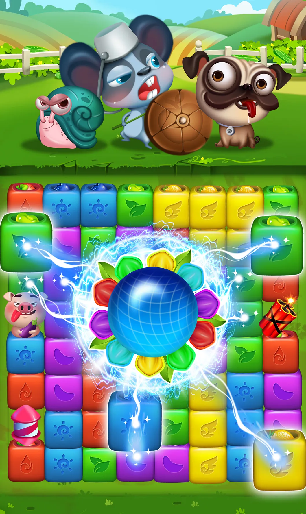 Fruit Funny Blocks: farm cubes | Indus Appstore | Screenshot