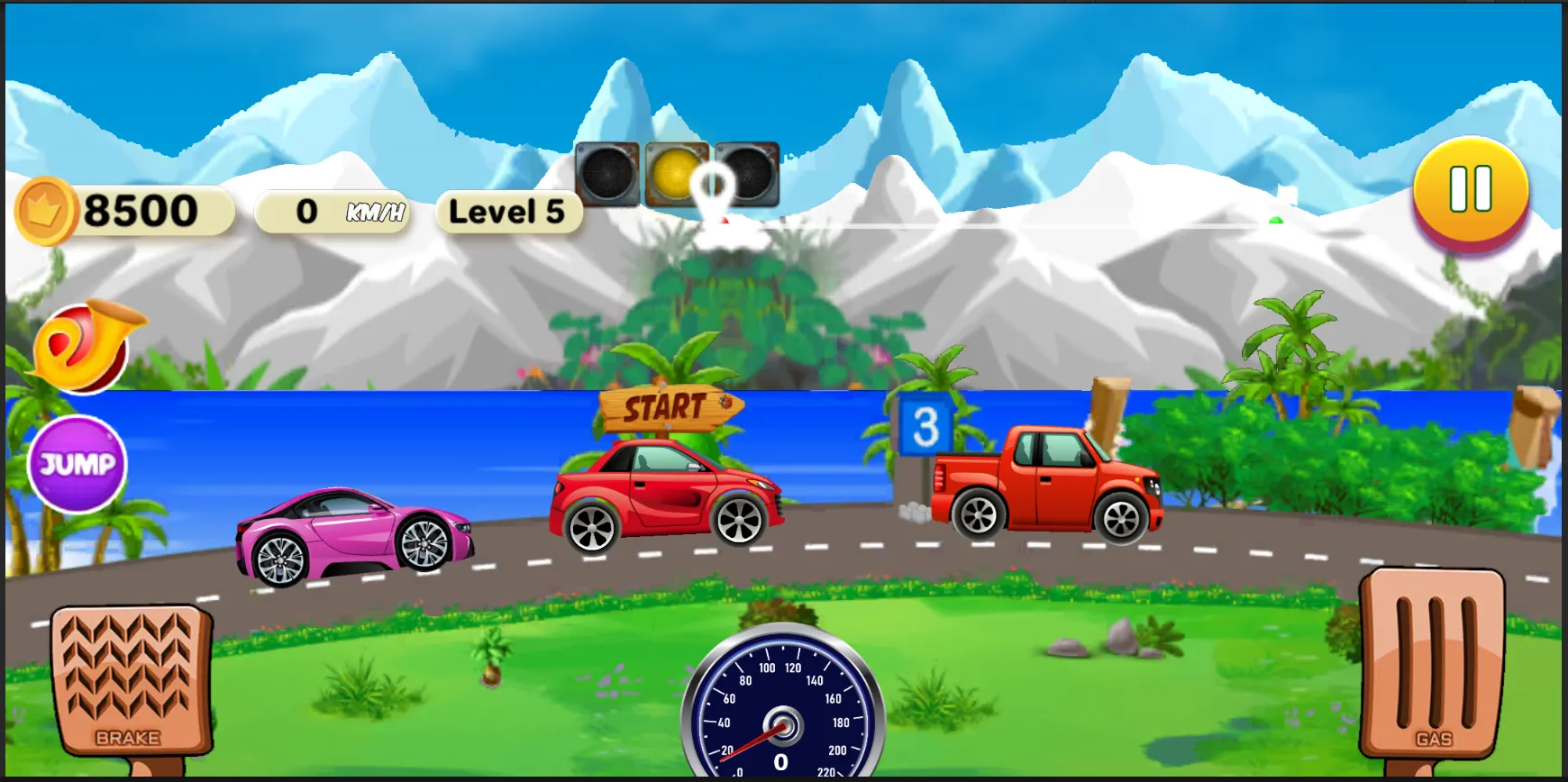 Mountain Hill Climb Car Racer | Indus Appstore | Screenshot