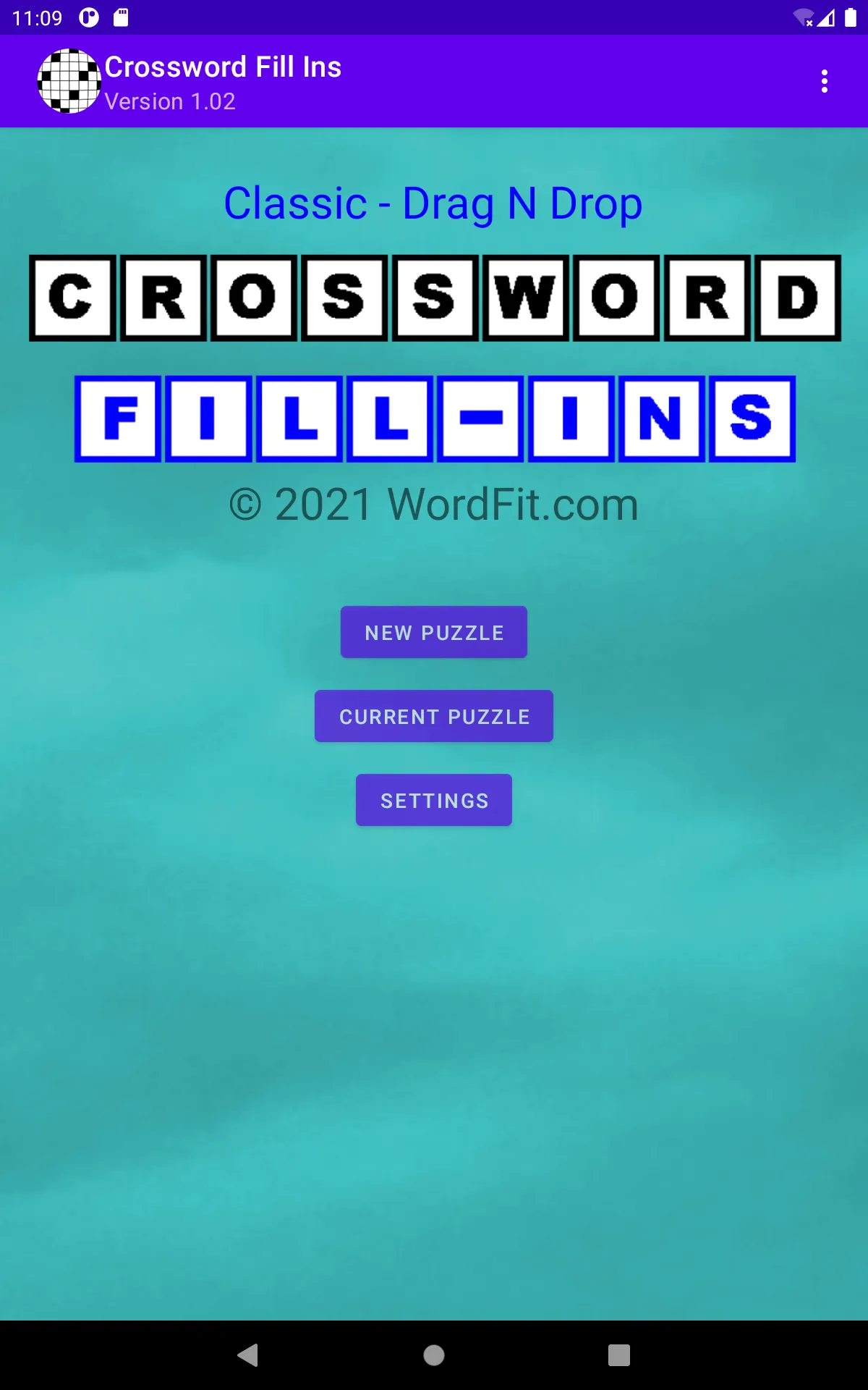 Drag-n-Drop Crossword Fill-Ins | Indus Appstore | Screenshot