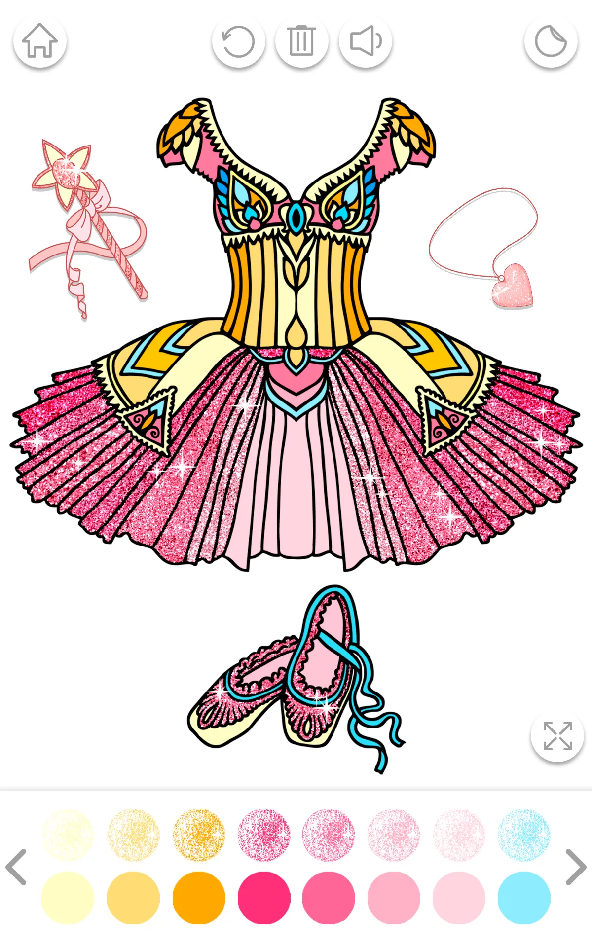 Ballet Color Glitter for Girls | Indus Appstore | Screenshot