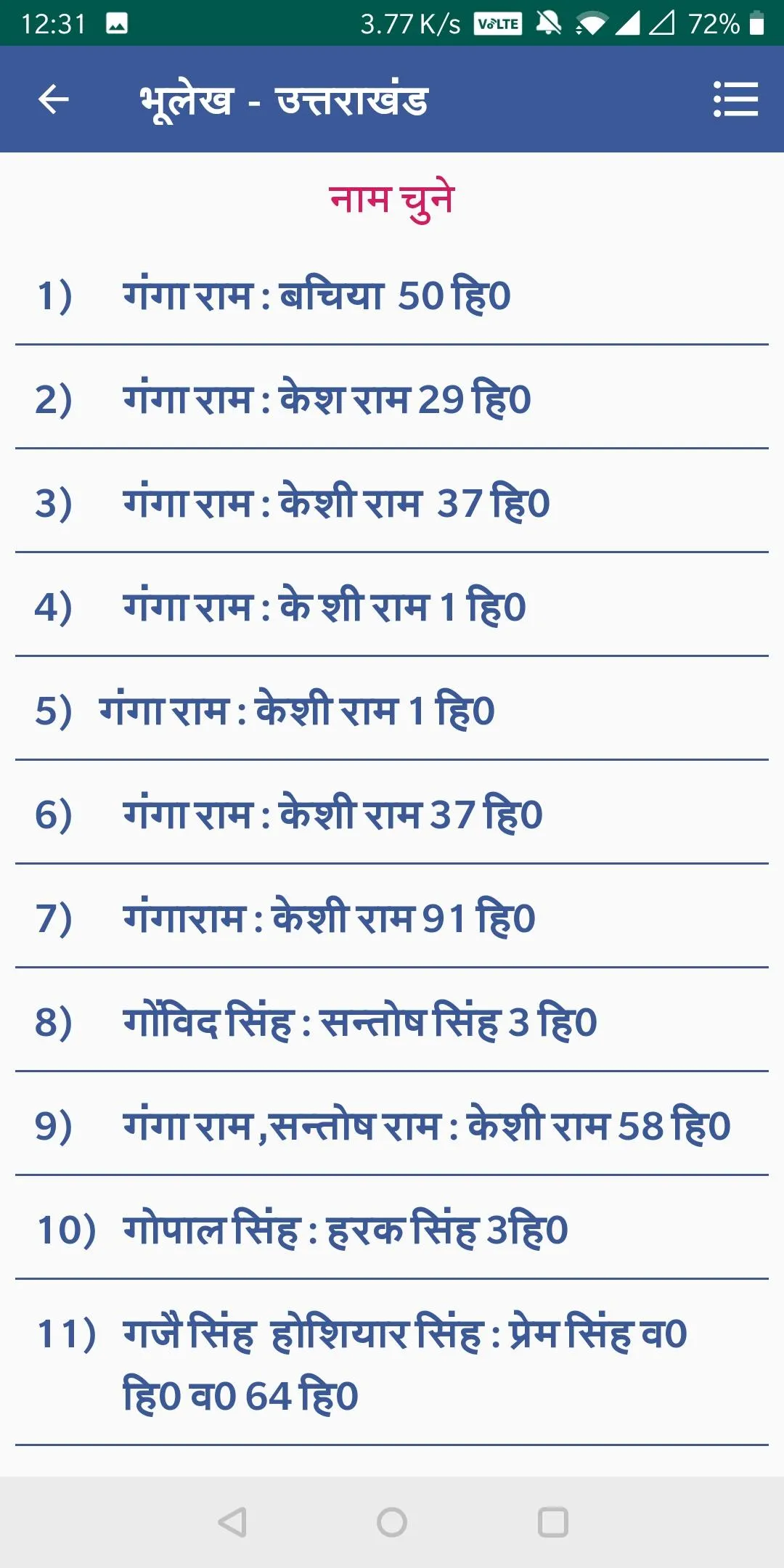 भूलेख उत्तराखंड (.UK Bhulekh ) | Indus Appstore | Screenshot