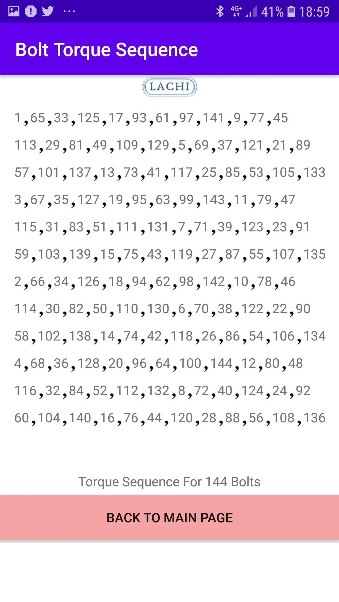 Bolt Torque Sequence | Indus Appstore | Screenshot