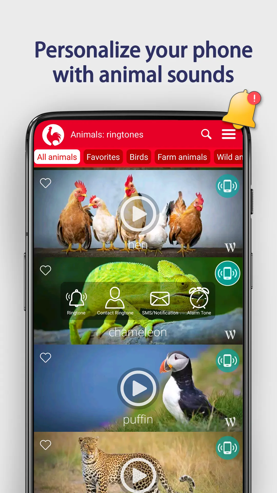 Animals Ringtones | Indus Appstore | Screenshot