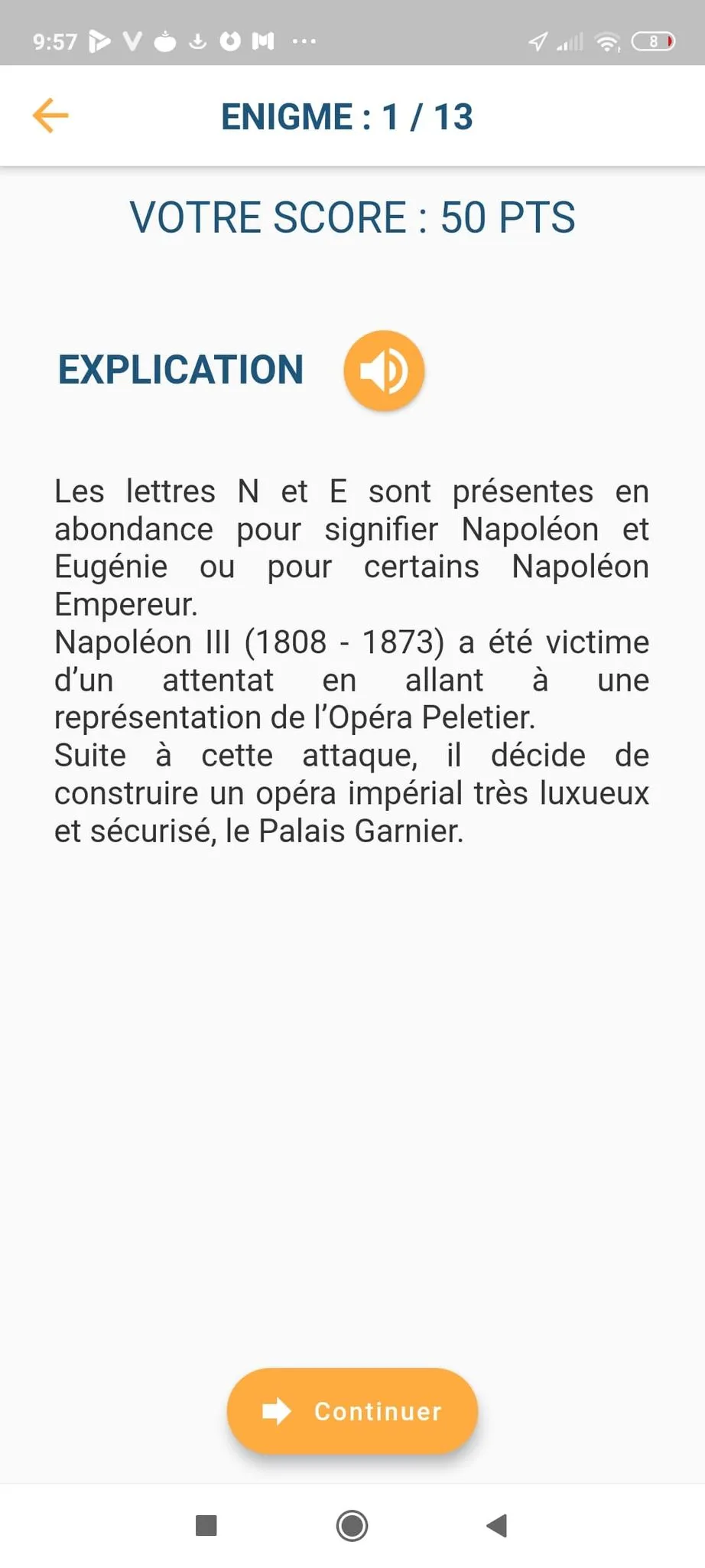 Paris Enigmes: scavenger hunt | Indus Appstore | Screenshot