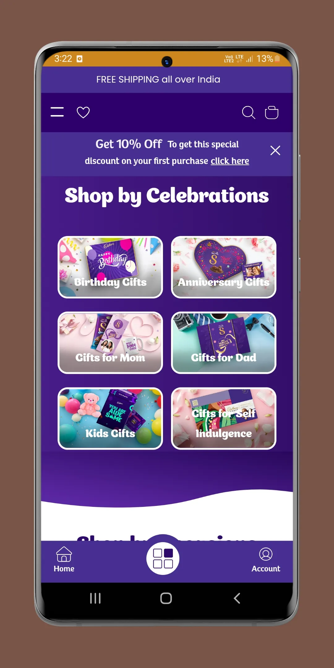 Chocolate Online Shopping App | Indus Appstore | Screenshot