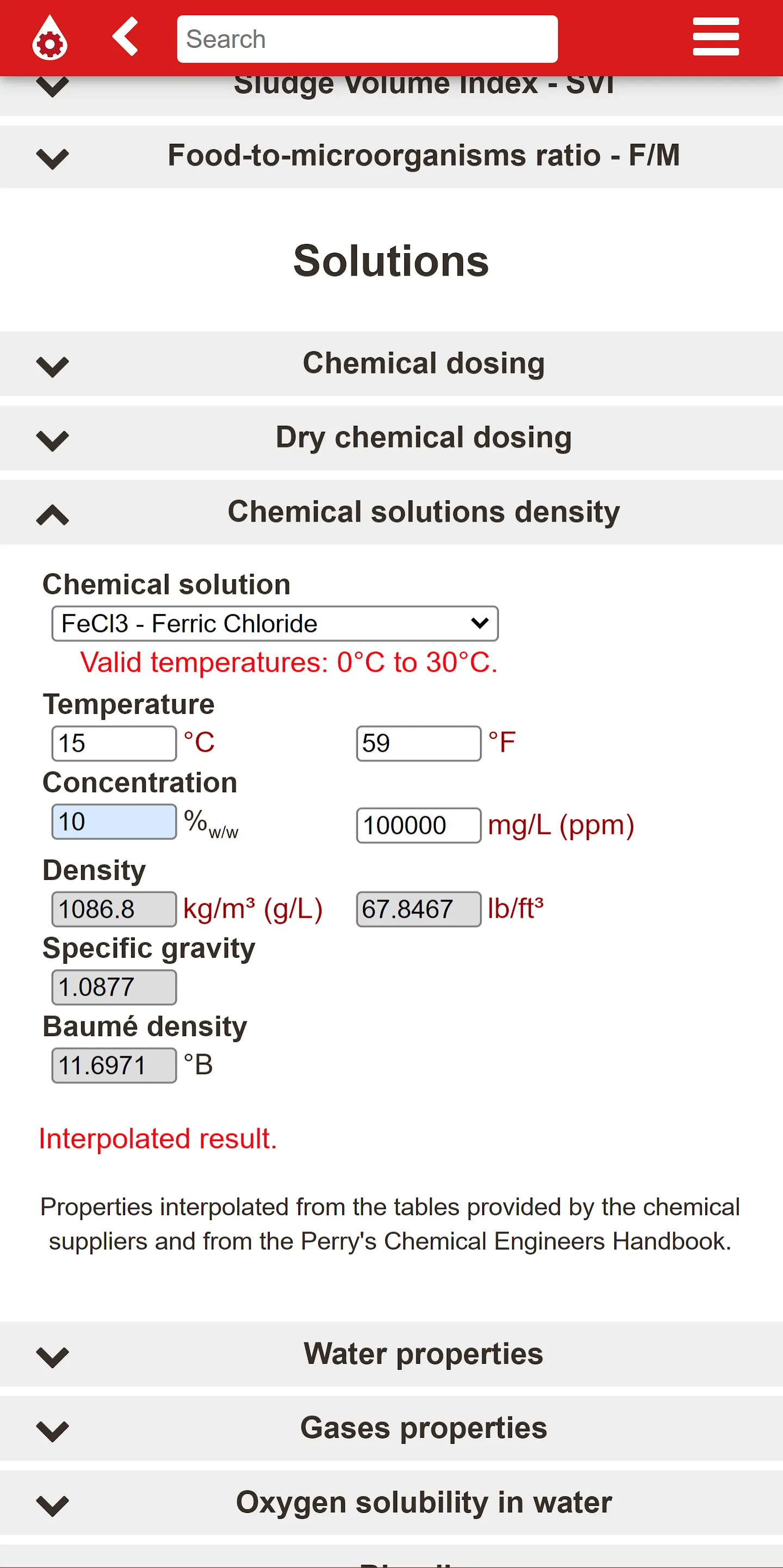 Plutocalc Water and Wastewater | Indus Appstore | Screenshot