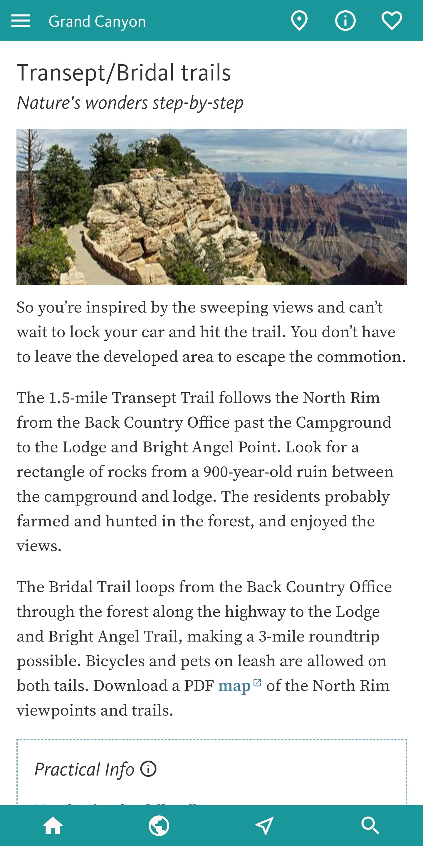 Grand Canyon’s Best: USA Guide | Indus Appstore | Screenshot