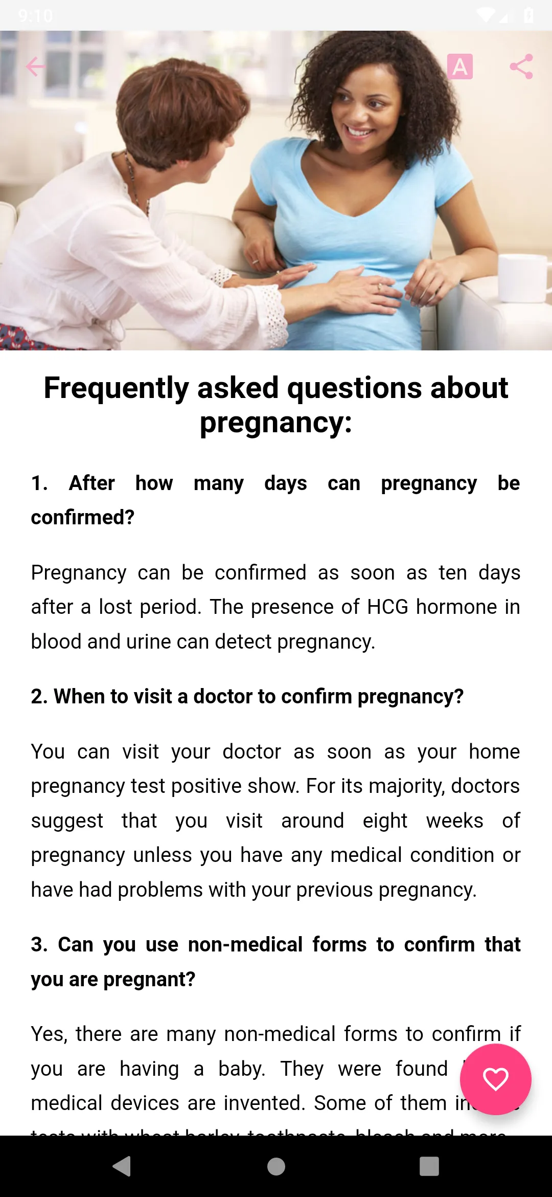 How To Know If Youre Pregnant | Indus Appstore | Screenshot