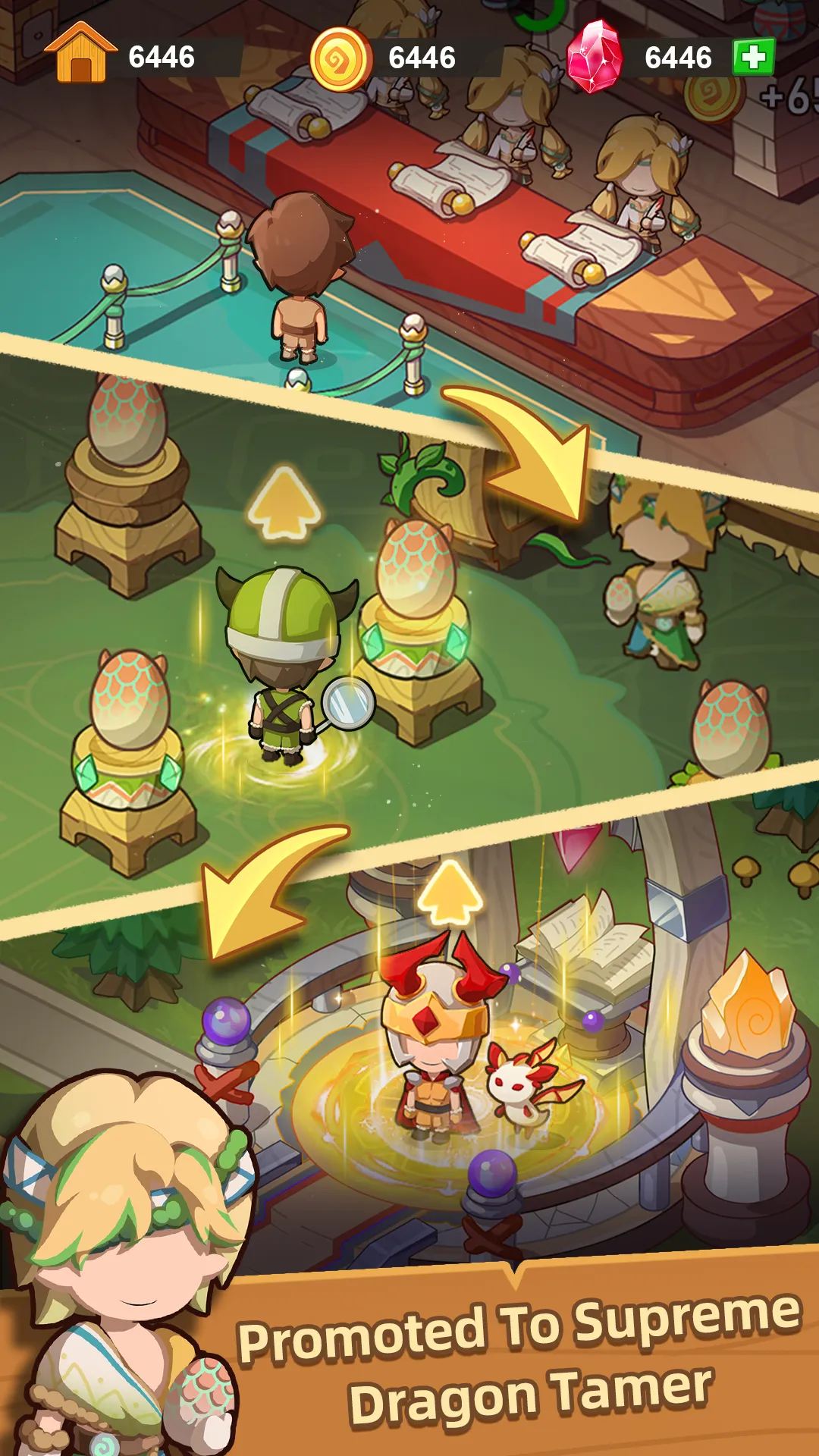 Idle Dragon School—Tycoon Game | Indus Appstore | Screenshot