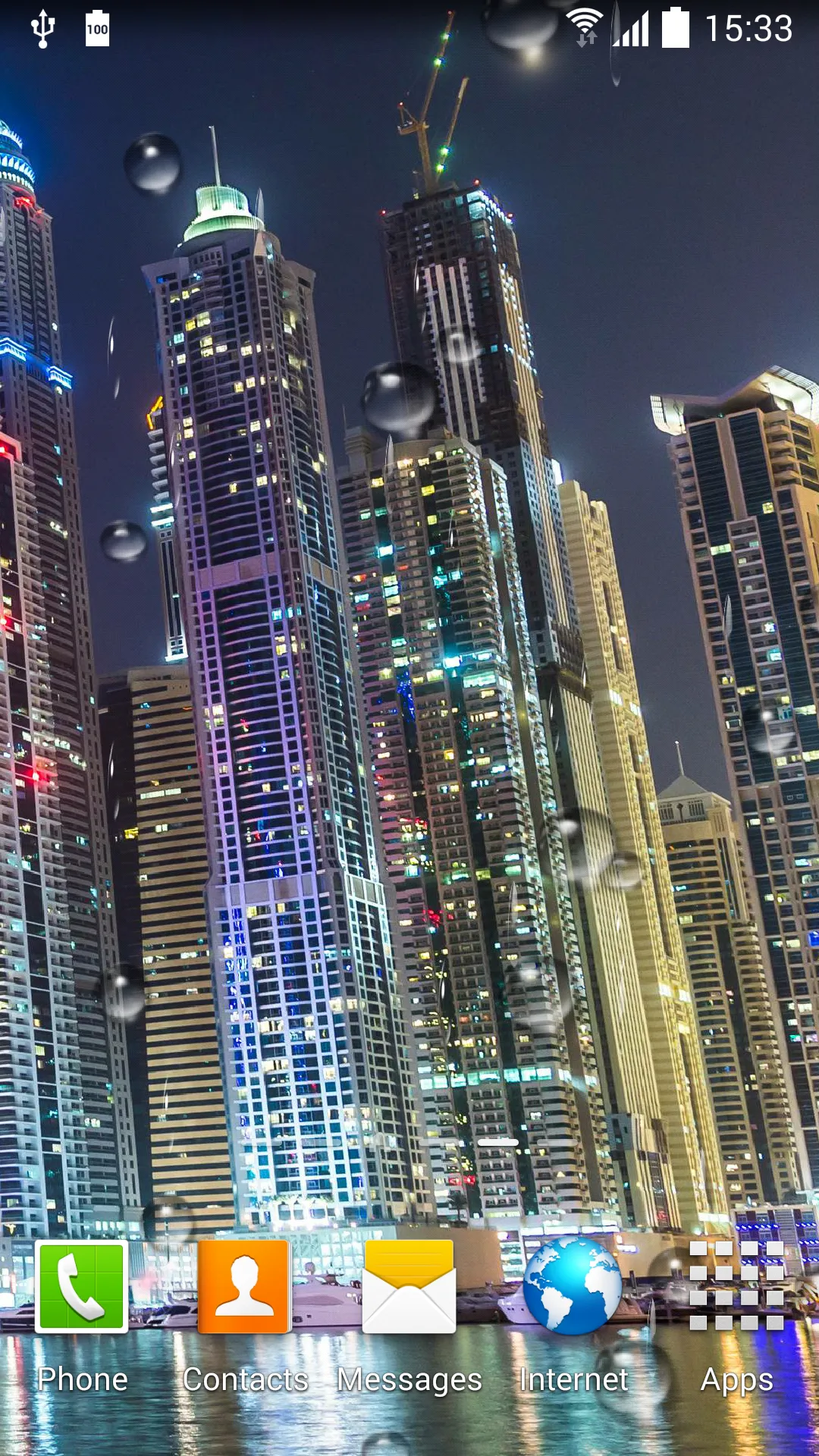 Dubai Night Live Wallpaper | Indus Appstore | Screenshot