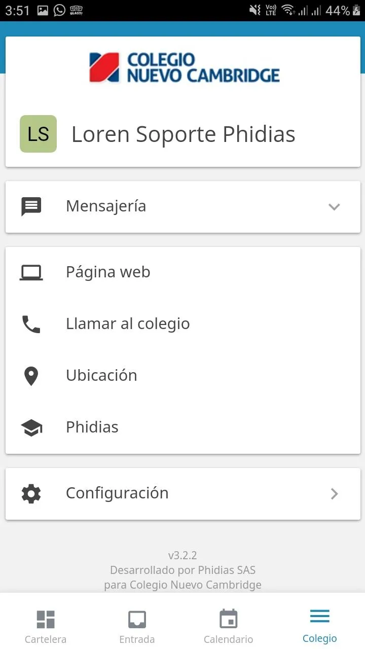 Colegio Nuevo Cambridge | Indus Appstore | Screenshot