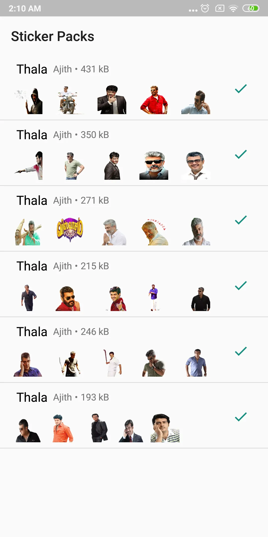 Ajith - Stickers for Whatsapp | Indus Appstore | Screenshot