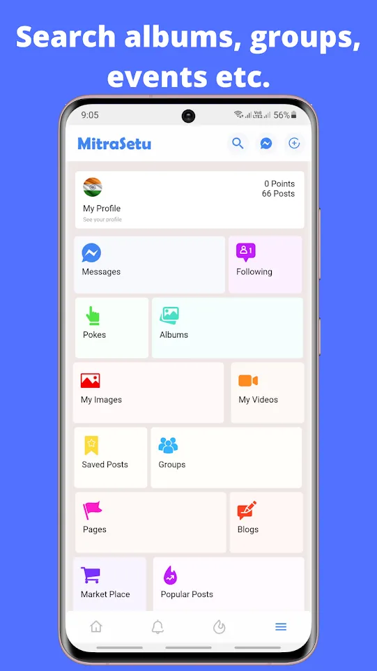 MitraSetu- Indian Social Media | Indus Appstore | Screenshot