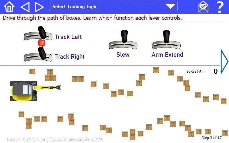 Hydraulic excavator training | Indus Appstore | Screenshot