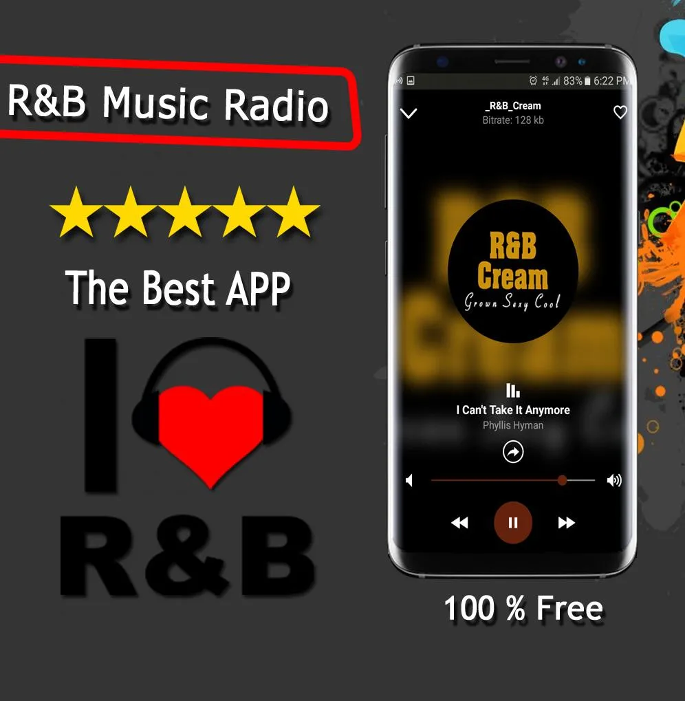 R&B Music Radio | Indus Appstore | Screenshot