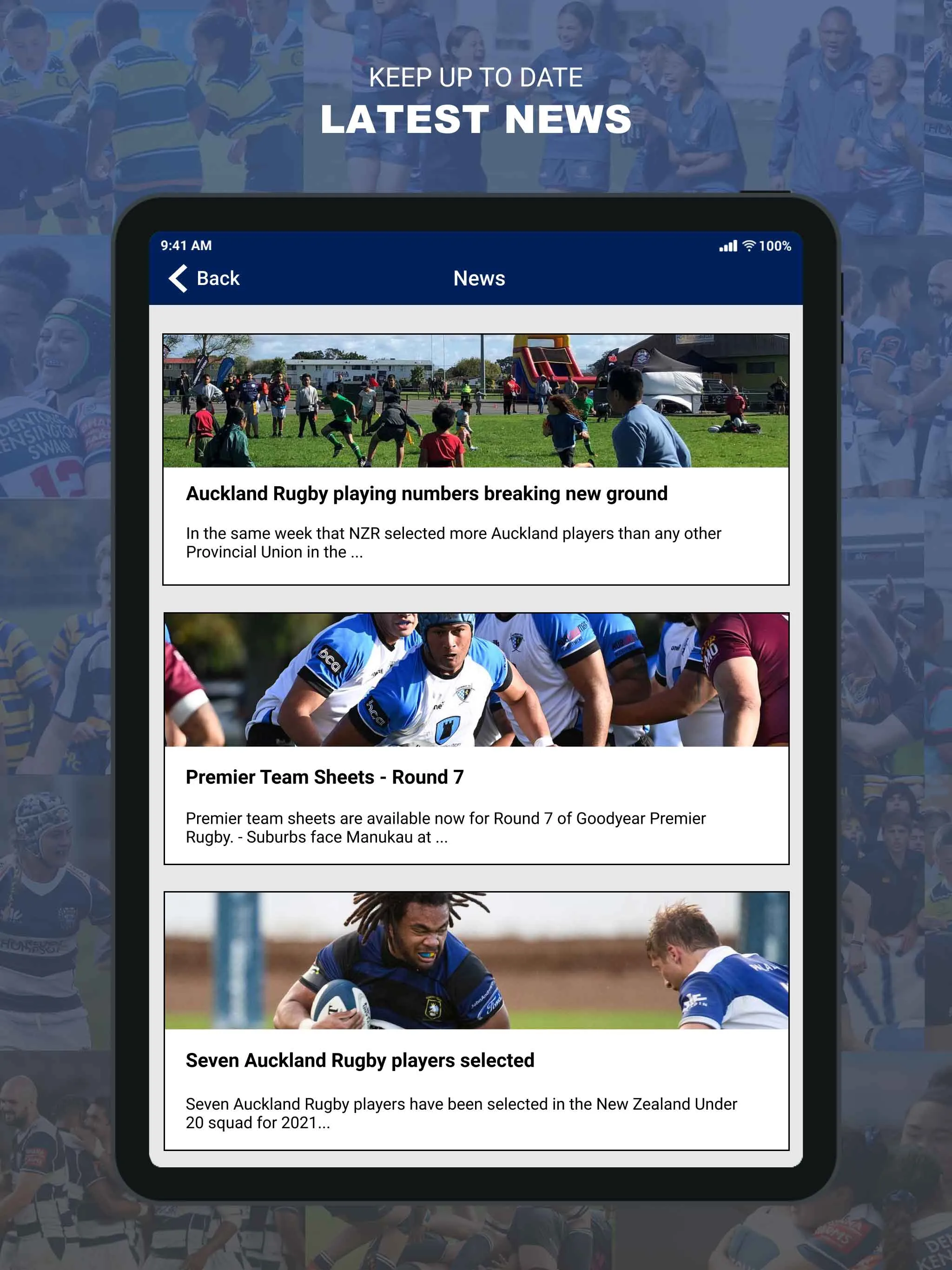 Auckland Rugby | Indus Appstore | Screenshot