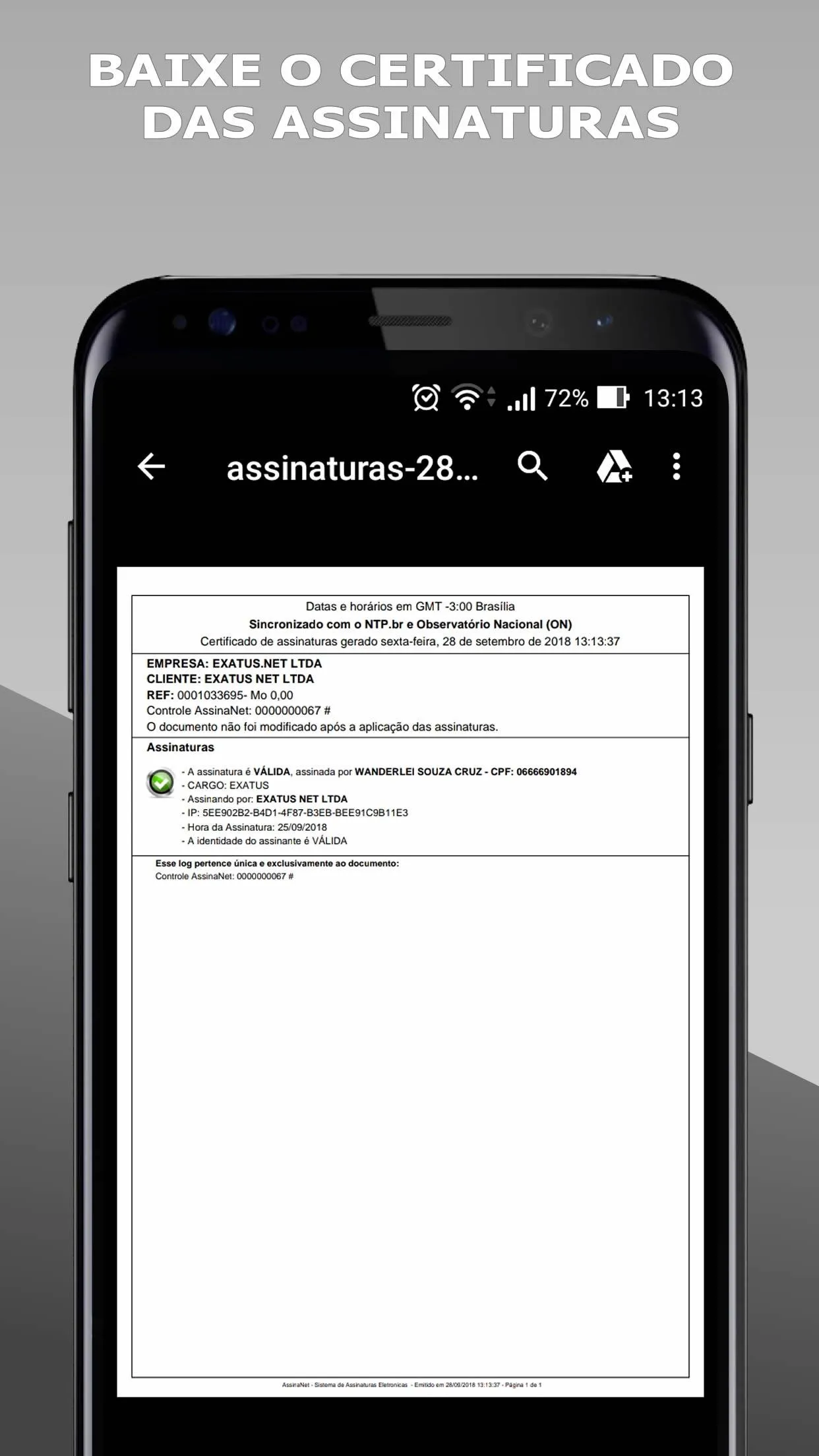 AssinaNet | Indus Appstore | Screenshot