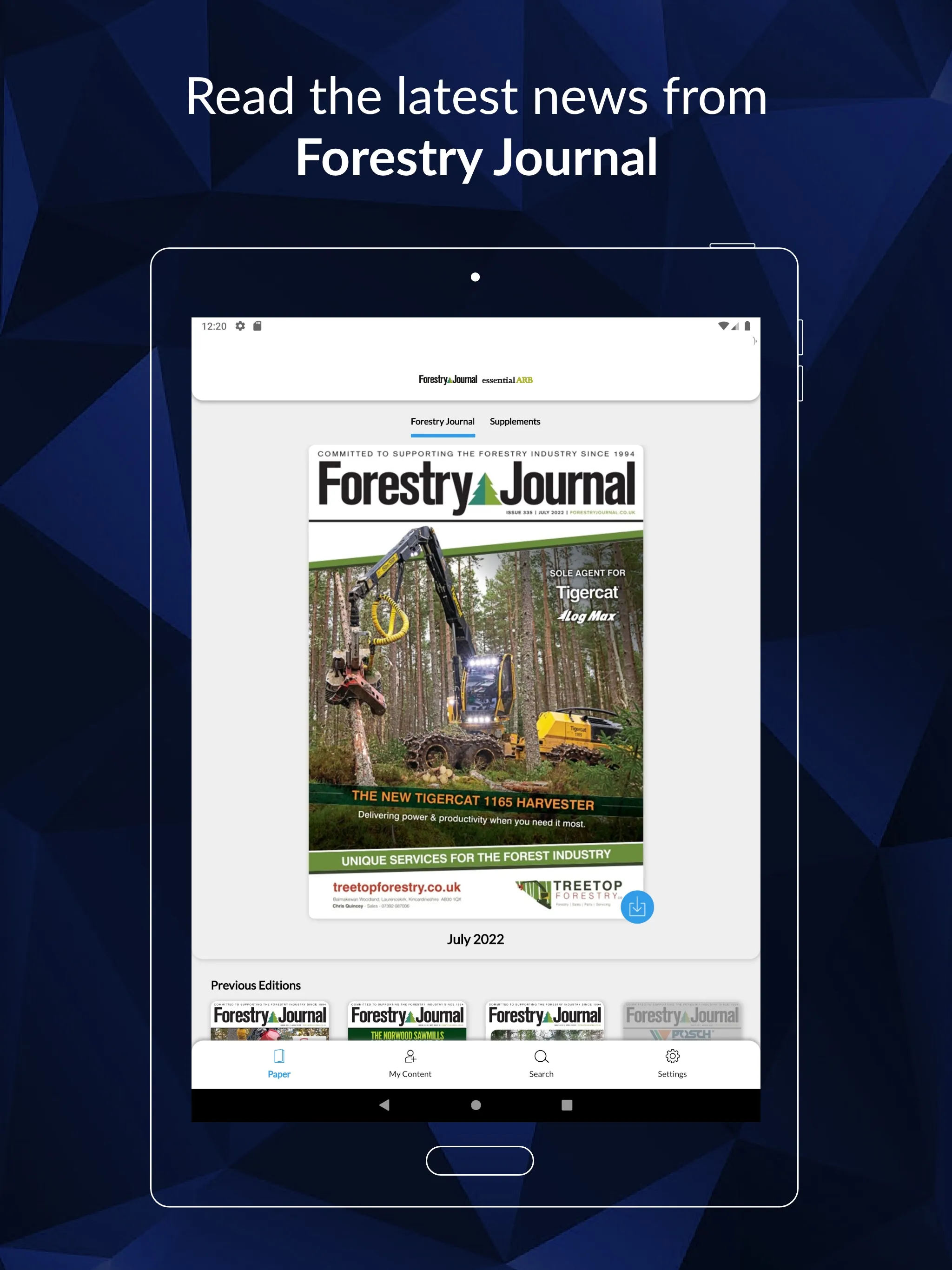 Forestry Journal | Indus Appstore | Screenshot