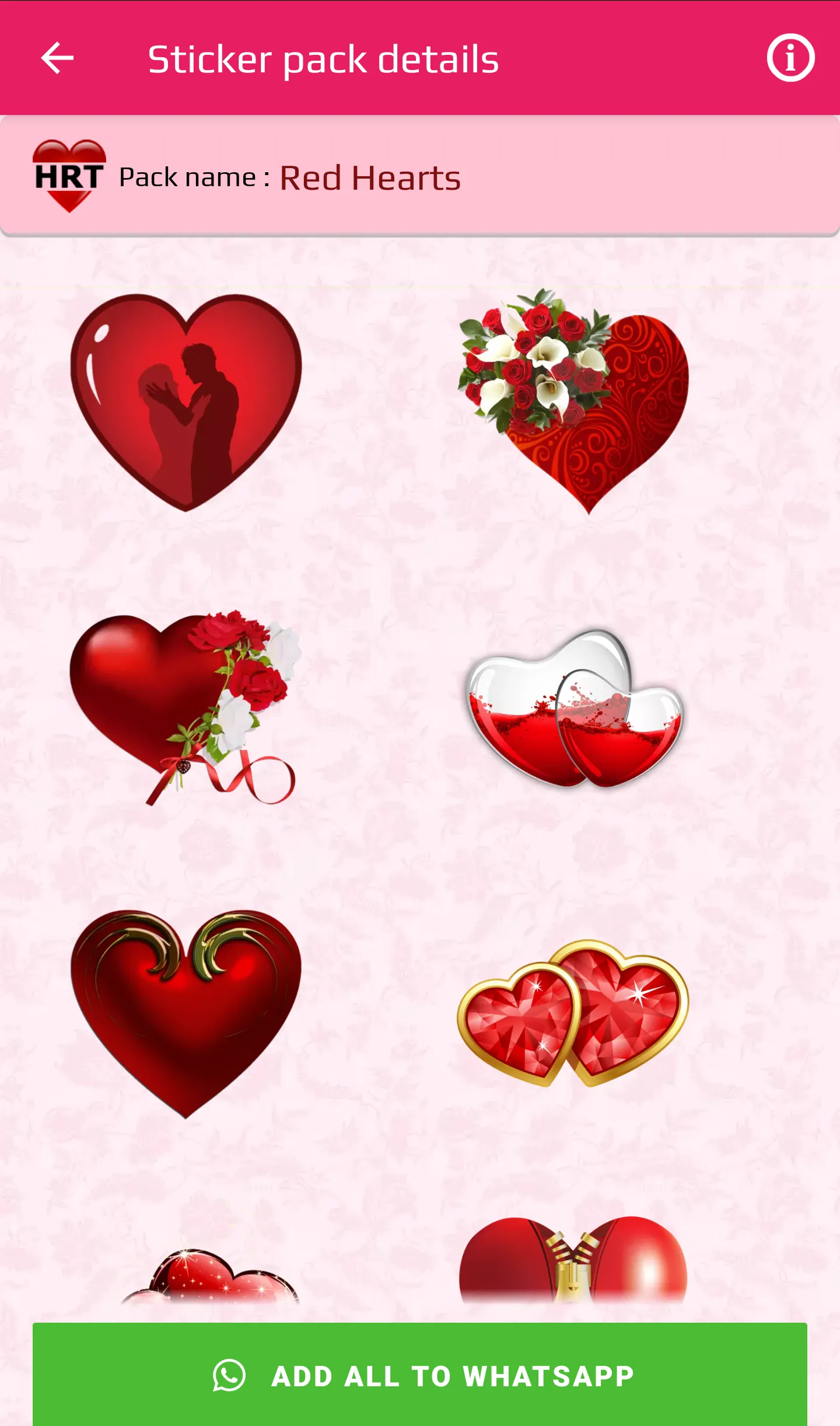 Love Stickers | Indus Appstore | Screenshot