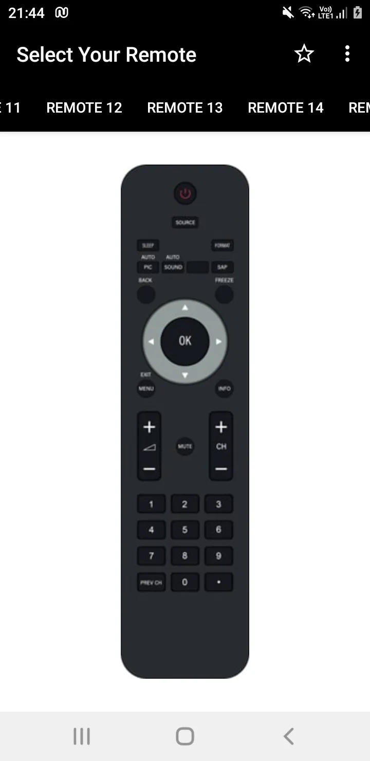 Philips TV Remote | Indus Appstore | Screenshot